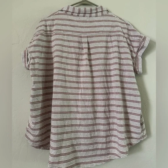 KNOWN SUPPLY size L button up 100% cotton - Picture 7 of 8